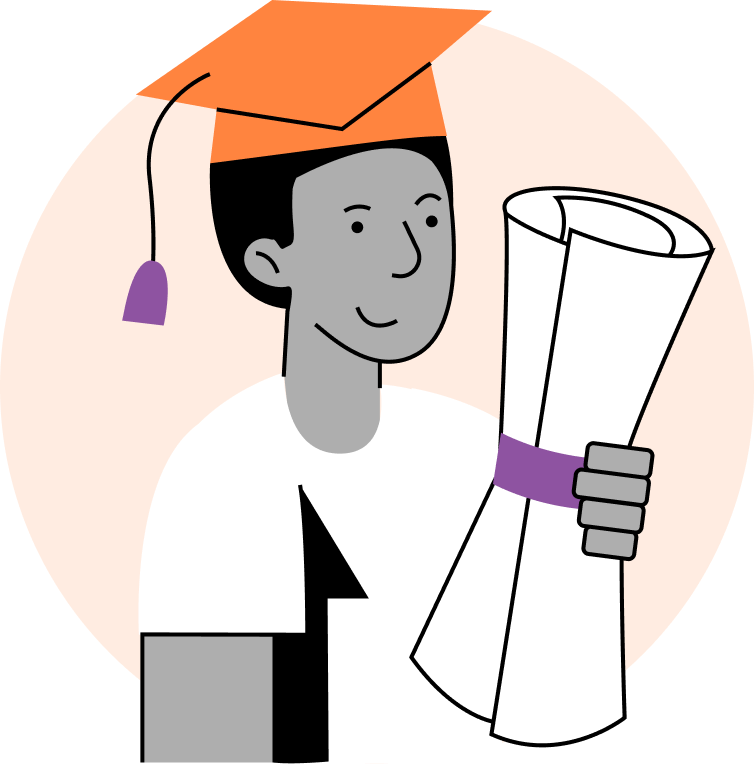 Holding a degree